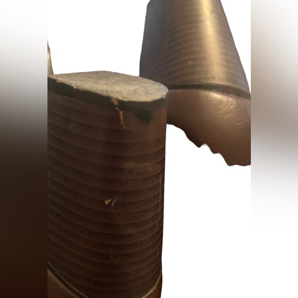 Diba brown tall boots with 3.5” chunky heel size 8.5 - Picture 8 of 9